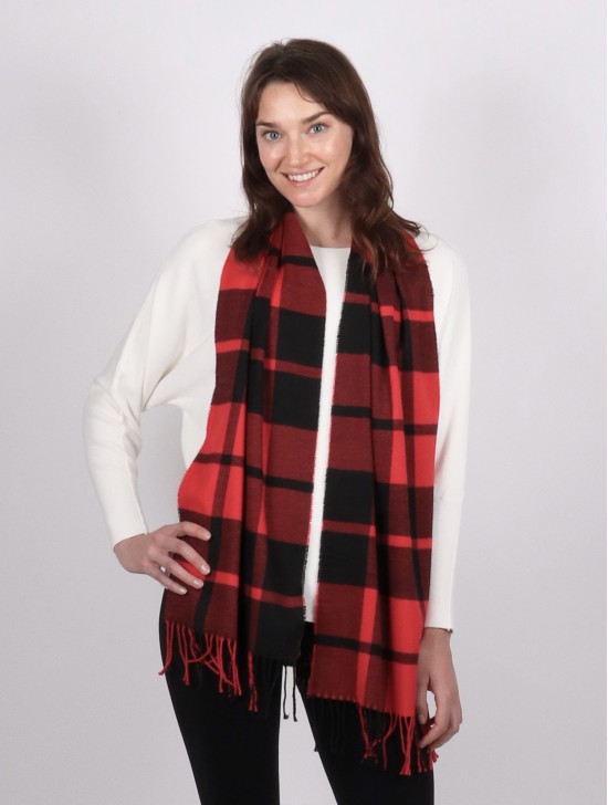 Fashion Buffalo Plaid Premium Scarf